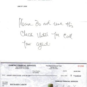 New Scam?